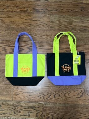 Trader Joe’s Halloween Mini Canvas Tote set of 2